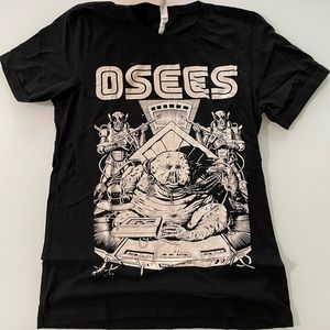 NEW OSEES 2022 Limited Edition Tour T-shirt in Black Size Medium